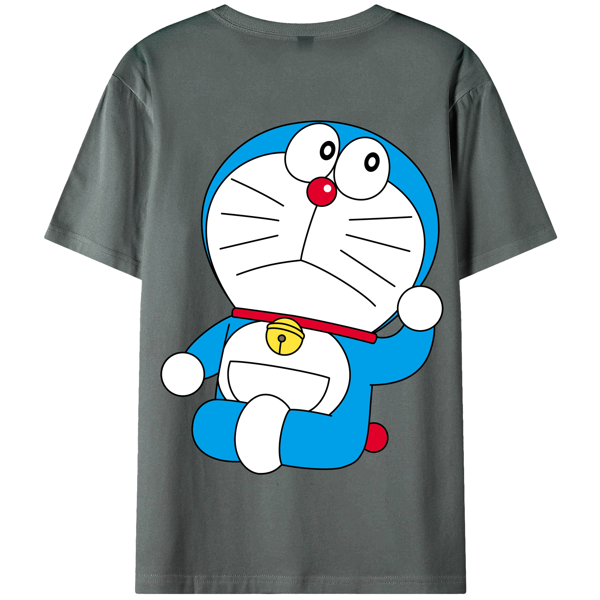 （画像用） ドラえもん Doraemon 綿100％半袖Tシャツ（背面プリント）